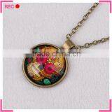 Personalized Necklace Wholesale, Clown Pattern Pendent Necklace thumbnail-3