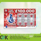 Hot Sale Customized Scratch Card Lottery Scratch Card thumbnail-2