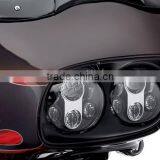 90W High Power 5.75" Harley Motorcycle Headlight Round Double Headlamp for 98-13 Road Glide Models thumbnail-3