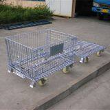 Folding and Stackable Storage Cage/Galvanized Wire Mesh Container thumbnail-4