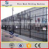 Wrought Iron Ornaments Palisade Fencing With High Security