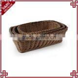 S&D Round Black Plastic Kitchen Storage Basket thumbnail-1