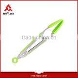 Food Grade Nylon Kitchen Tongs,Stainless Steel+TPR Handle,BBQ Tongs , Kitchen Utensil thumbnail-5