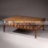 Classical Spanish Style Living Room Wooden Center Table thumbnail-1