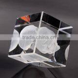 Cubic Crystal Skull Paperweight thumbnail-2