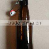 1 Liter Swing Top Amber Glass Beer Bottle thumbnail-4