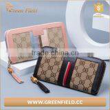 Fashion Design Color Printing Canvas Zipper Long Wallet Women thumbnail-1