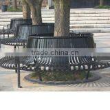 Arlau Galvanized Steel Park Round Tree Bench thumbnail-4