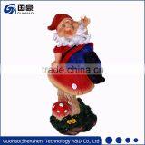 Wholesale Custom Resin Decorative Mashroom Garden Gnome Figurines thumbnail-4