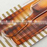 3PC Amber Transparent Plastic Hair Brush/comb thumbnail-3