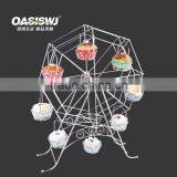 Hot Selling Metal Rotate Cupcake Corrugated Display Stand thumbnail-1