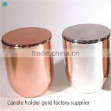 Copper Thin Lid Copper Candle Glass thumbnail-6