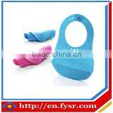 2015 New Cute Cartoon Non-toxic Soft Waterproof Washable Baby Silicone Bibs thumbnail-1