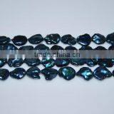 Wholesale 7-8mm Blue Baroque Freshwater Pearl Strand thumbnail-1