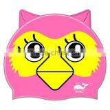 Custom Waterproof Silicone Cartoon Swimming Cap for Kids thumbnail-4