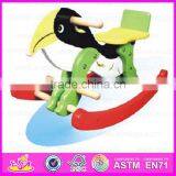 2015 New Arrival Kids Wooden Rocking Horse Toy,large Wooden Rocking Toy in Bulk,Cute Design Wooden Rocking Horse Toy WJY-8206 thumbnail-1