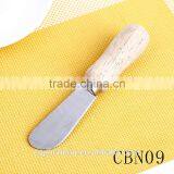High Quality Wood Handle Cheese Butter Knife With 2CR13 Blade thumbnail-3