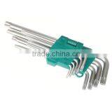 9pc Cr-V Tamper Proof Torx Key Set