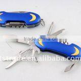 2014 Stainless Steel Multi Function Hunting Pocket Knife With LED Light K5011SG40 thumbnail-1