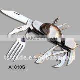 2014 New Multi Tableware/Outdoor Tableware/Multi Knife/Pocket Knife Barbecue Tool Set Stainless Steel Tool A1010C thumbnail-1