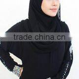 Latest Abaya Designs Black Abaya Wholesale 2016 Dubai Abaya thumbnail-3