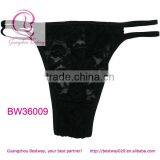 Hot Sale g String in Canada Double Stirng Full Transparent Lace thumbnail-1