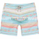 Customize Classic Board Short for Man Breathable Recycled Polyester Cotton Construction Swim Trunk Side And Hidden Back Pocket thumbnail-5