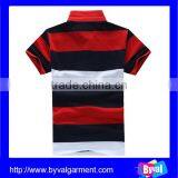 Breathable Fashion Mens Polo Neck Striped t Shirt/high Quality Fabric for Polo-shirt thumbnail-2