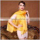 Best-selling Chinese Solid White Blue Purple Pink Pure 100% Silk Long Scarf thumbnail-2