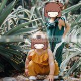 Boutique Design Muslim Crinkle Infant Romper ClothesToddler Girl Summer Playsuit thumbnail-2