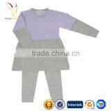 Cute Baby Girl Dress,Girls Knitted Dress Baby Suit Set With Pants thumbnail-1