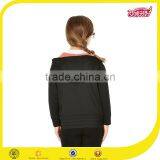 Girls Dri Fit Black Gym School Uniform Blank Hoodies With no Lable Hoodies Kids School Uniform thumbnail-2