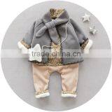 Newest Cotton Girls Clothing Sets Children Winter Warm Coat Leisure Kids Clothes thumbnail-2