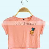 latest design kids short sleeve round neck printing t-shirts wholesale china supplier