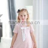 Houndstooth Mother Daughter Matching Dress Elegant Dress Cotton Frocks Designs thumbnail-2