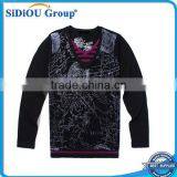 Men V Neck Thin Sweater Knitting Pattern thumbnail-1