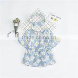 S17356A New Girls Printed Flower Blouse Casual Short Sleeved Children Blouse thumbnail-6