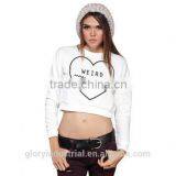 Fashion Sexy Lady Round Collar Printed Hoody thumbnail-1