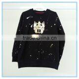 Top quality hoody sweatshirts boys custom fit sweatshirt; handsome boys print pattern hoody