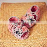 Newest Wholesale Baby Clothing Crochet Baby Sandals thumbnail-4
