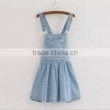 EY0602A Europe and America Women the Cowboy Straps Dress thumbnail-2