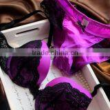 3/4 Cup Nylon & Lace Bra and Panties Set,two Hook-and-eye,back Closure thumbnail-5