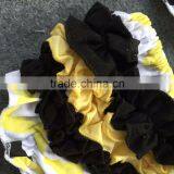 Little Girls Boutique Remake Clothing Sets Infant Girl Clothes Baby Gold Chevron Navy Swing Tops Heart With Matching Headband thumbnail-3