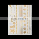 Custom Body Art Removable Waterproof Metallic Face Mask Temporary Tattoo Sticker thumbnail-2