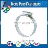 Made in Taiwan Stainless Steel Types of Hose Clamps Small Hose Clamps Round Hose Clamp thumbnail-1