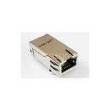 Signle Port Low-Profile RJ45 Jack , Female Shielded IEEE RJ45