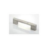 Silver Color Stainless Steel Furniture Handles , Furniture Hardware Drawer Pulls