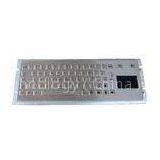 Small IP65 dynamic vandal proof Industrial Keyboard With Touchpad , short stroke