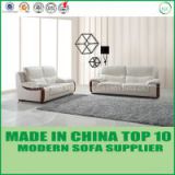 white color genuine leather sofa