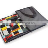 2014Xinbo Colorful Outdoor Polyester Fleece Picnic Blanket